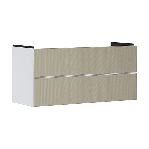 Hansgrohe Waschtischunterschrank Xevolos E Matt White 1180/475mm mit 2 Schubkästen für WT BZs