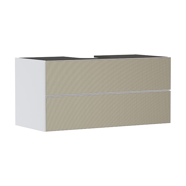 Hansgrohe Waschtischunterschrank Xevolos E Matt White 1180/550mm mit 2 SK f.Kons.m.WT ge BZs