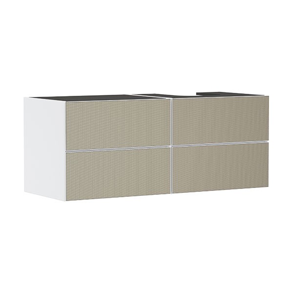Hansgrohe Waschtischunterschrank Xevolos E Matt White 1370/550mm m.4SK f.Kons.m. AWT ge re BZs