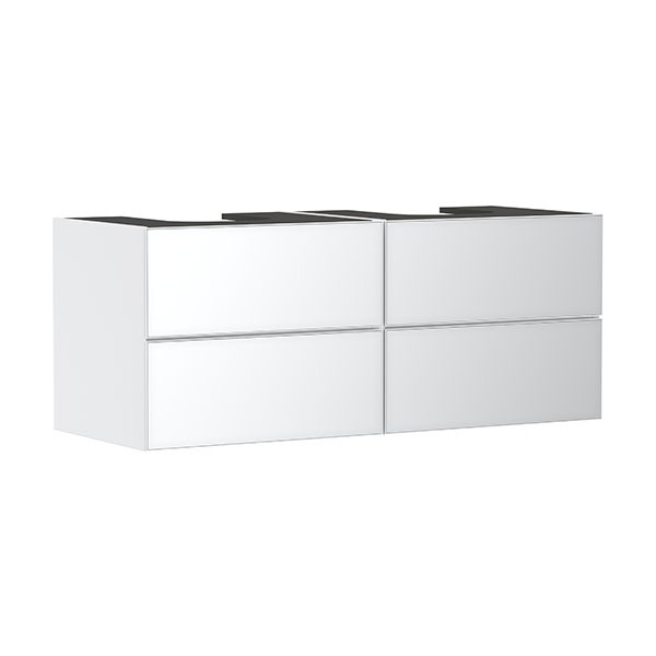 Hansgrohe Waschtischunterschrank Xevolos E Matt White 1370/550mm mit 4 SK f.Kons.m.WT ge Wme