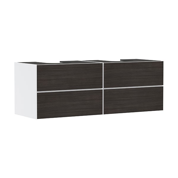Hansgrohe Waschtischunterschrank Xevolos E Matt White 1570/550mm mit 4 SK f.Kons.m.WT ge ECHD