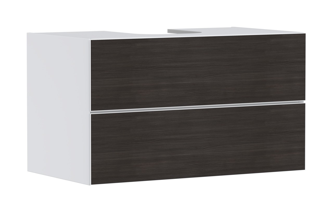 Hansgrohe Waschtischunterschrank Xevolos E Matt White 980/550mm mit 2 SK f.Kons.m.WT ge ECHD