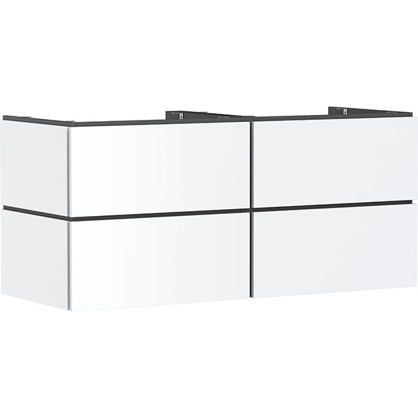 Hansgrohe Waschtischunterschrank Xilesa E  1375x550mm 4SK PO f.Ko.m.AWT/AWTge MW