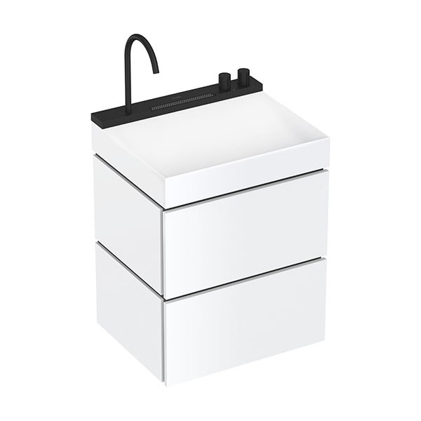 Hansgrohe Waschtischunterschrank Xilesa E  580x470mm m.2SK PushOpen f.WB MW