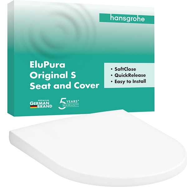 Hansgrohe WC Sitz EluPura Original S mit SoftClose/QuickRelease weiß
