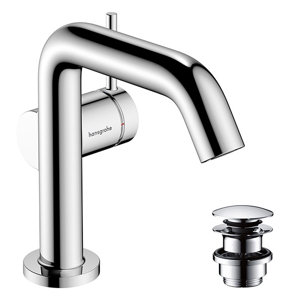 Hansgrohe WTM 110 Tecturis S Fine CoolStart mit Push-Open Ablaufgarnitur chrom