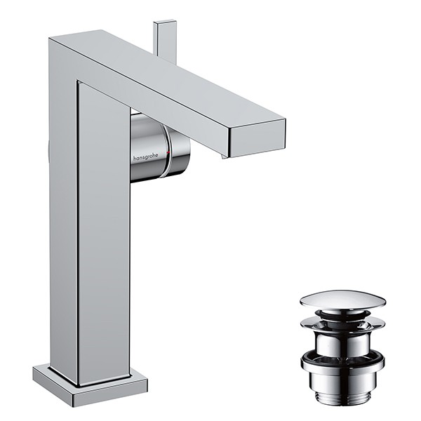 Hansgrohe WTM 150 Tecturis E Fine CoolStart EcoSmart+ mit Push-Open Ablauf chrom