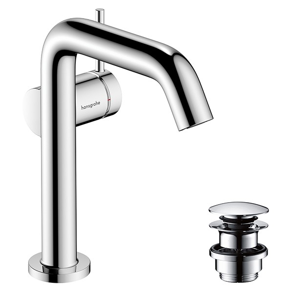 Hansgrohe WTM 150 Tecturis S Fine CoolStart mit Push-Open Ablaufgarnitur chrom