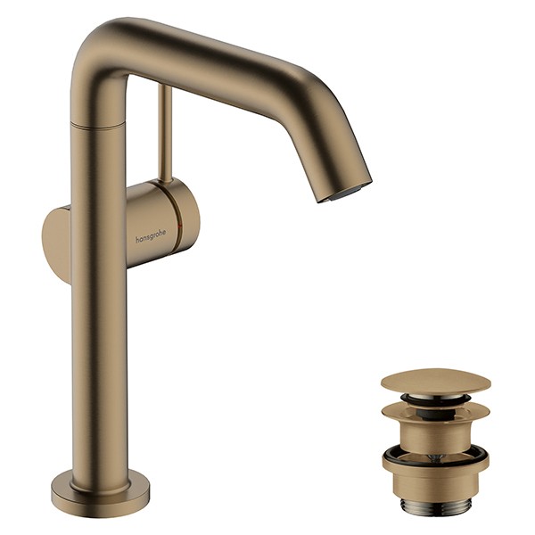 Hansgrohe WTM 210 Tecturis S Fine CoolStart Schwenkauslauf m.Push-Open Ablaufgar. Brushed Bronze