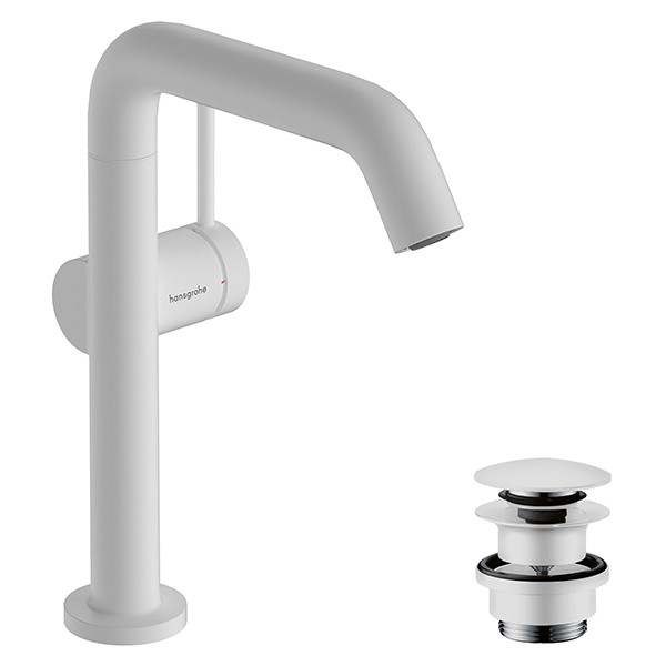 Hansgrohe WTM 210 Tecturis S Fine CoolStart Schwenkauslauf m.Push-Open Ablaufgar. Matt White