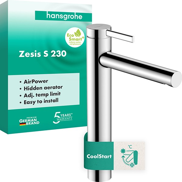 Hansgrohe WTM 230 Zesis S CoolStart f.Waschsch. ohne Ablaufgarnitur chrom