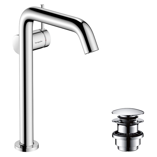 Hansgrohe WTM 240 Tecturis S Fine CoolStart mit Push-Open Ablaufgarnitur chrom