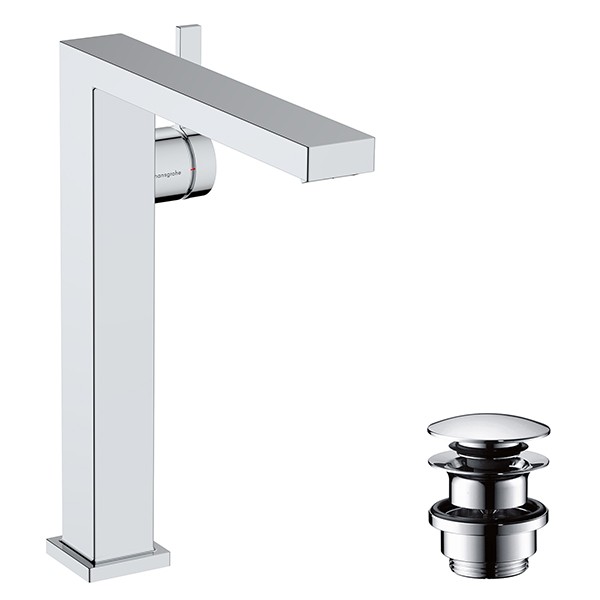 Hansgrohe WTM Tecturis E 240 Fine EcoSmart+ mit Push-Open Ablaufgarnitur chrom