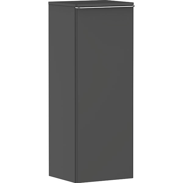 Hansgrohe Xelu Q Halbhochschrank Diamantgrau Matt 400/350, Türanschlag links Chrom