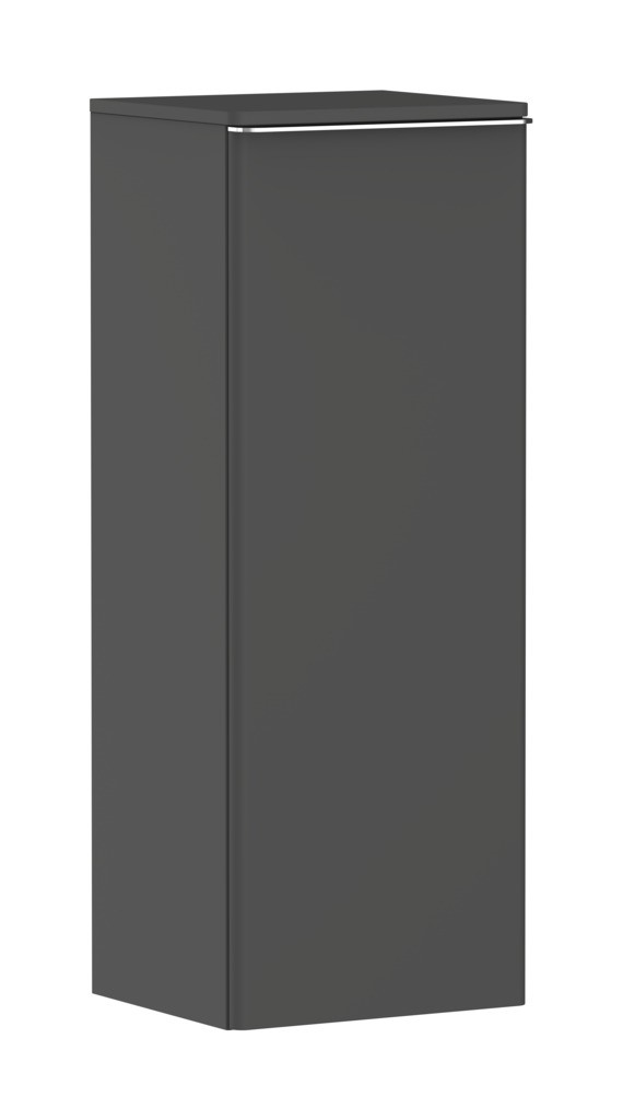 Hansgrohe Xelu Q Halbhochschrank Diamantgrau Matt 400/350, Türanschlag rechts Chrom