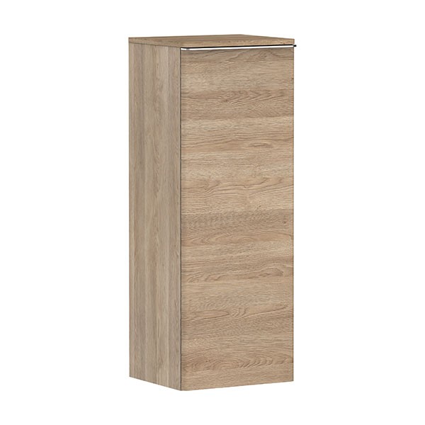 Hansgrohe Xelu Q Halbhochschrank Eiche Natur 400/350, Türanschlag rechts Chrom
