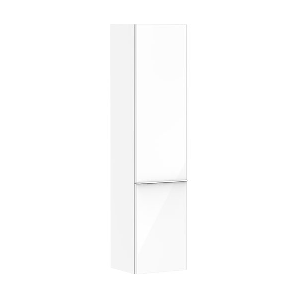 Hansgrohe Xelu Q Hochschrank Weiß Hochglanz 400/350, Türanschlag rechts Mattweiß