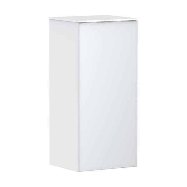 Hansgrohe Xevolos E Halbhochschrank Mattweiß 400/360, Türanschlag links Weiß Metallic