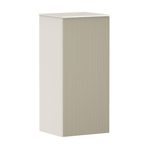 Hansgrohe Xevolos E Halbhochschrank Sandbeige Matt 400/360, Türanschlag links Bronze Struktur