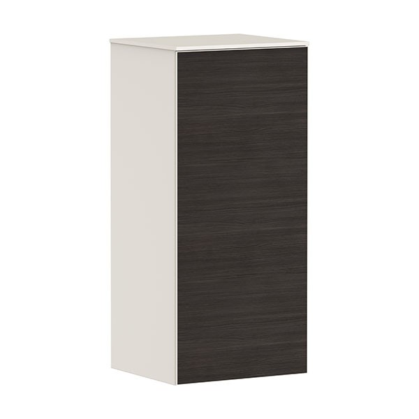 Hansgrohe Xevolos E Halbhochschrank Sandbeige Matt 400/360, Türanschlag links Eiche Dunkel