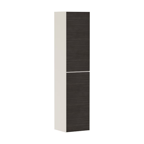 Hansgrohe Xevolos E Hochschrank Sandbeige Matt 400/360, Türanschlag links Eiche Dunkel