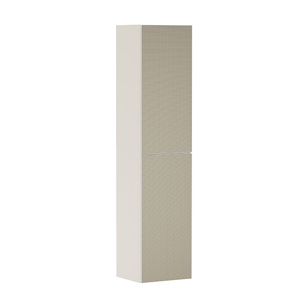 Hansgrohe Xevolos E Hochschrank Sandbeige Matt 400/360, Türanschlag rechts Bronze Struktur