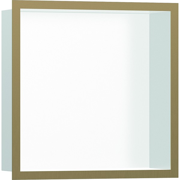 HG XtraStoris Individual Wandnische mit Designrahmen 300x300x100mm MW/BBR
