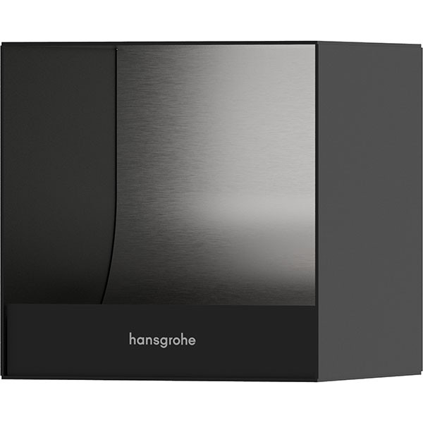 Hansgrohe XtraStoris Original Einbau Toilettenpapierhalter 150/150/140 Mattschwarz