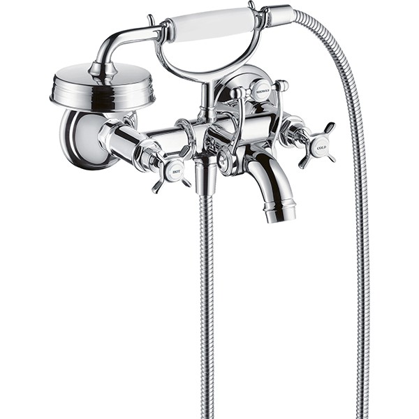 Hansgrohe Zweigriff Wannenarmatur Aufputz AXOR Montreux chrom