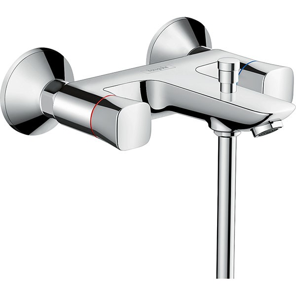 Hansgrohe Zweigriff Wannenarmatur Aufputz Logis DN15 chrom