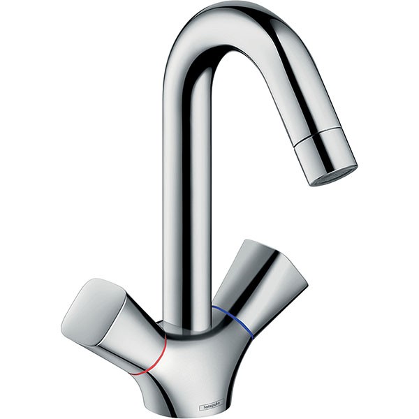 Hansgrohe Zweigriff Waschtischarmatur Logis chrom