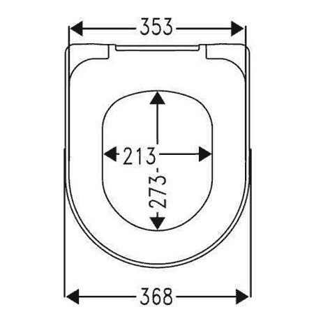 Haro WC-Sitz Bacan 531331 weiß, SoftClose