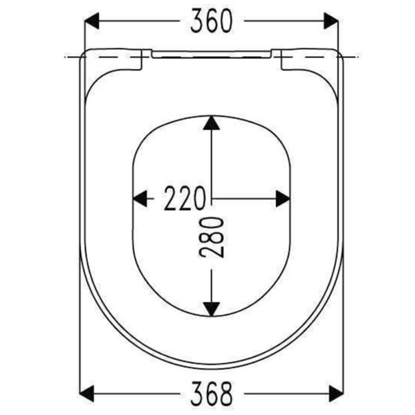 HARO WC-Sitz Modell Move SoftClose C0102G weiß Klappdübel