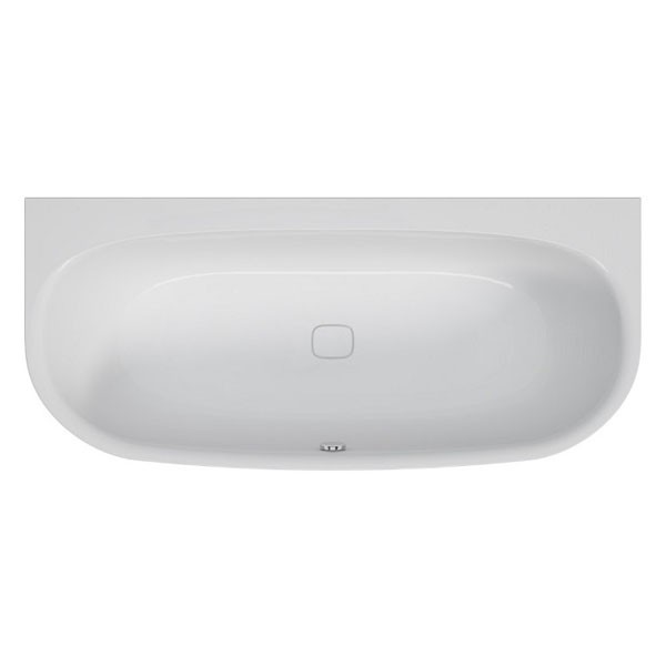 Hoesch Badewanne iSensi Vorwand 1900x900 weiß