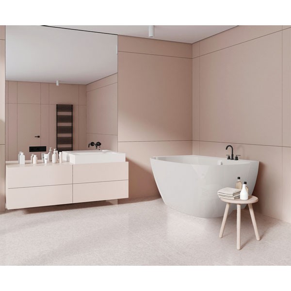 Hoesch Badewanne LaBrillante 1800x800 Ecke Links  Weiß, mit Überlauf
