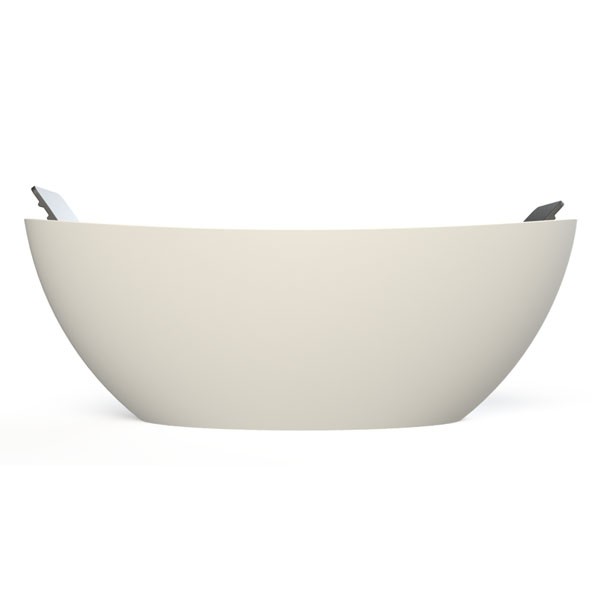 Hoesch Badewanne Namur 1800x800 freistehend, Material Solique, weiß matt