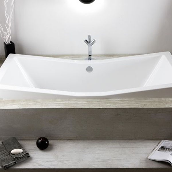 Hoesch Foster 1900x900x470 mm Rechteckbadewanne Einbaubadewanne Weiß 6697.010