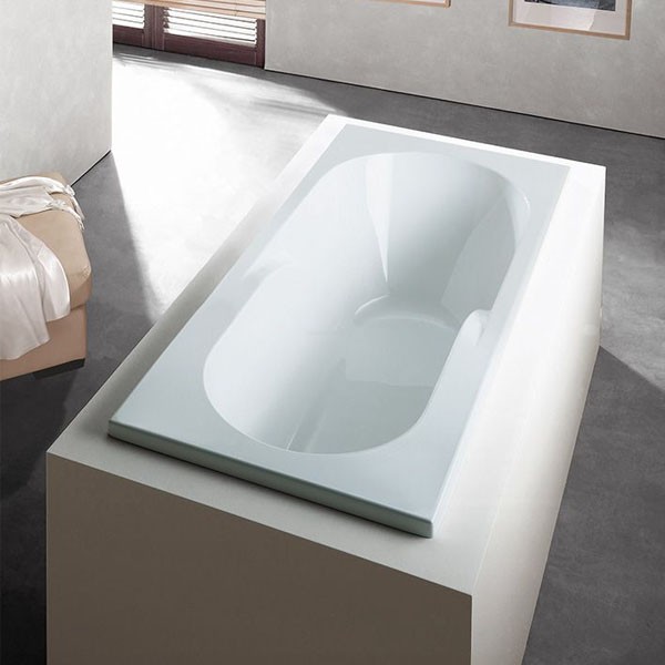 Hoesch Regatta 1700x700x460 mm Rechteckbadewanne Einbaubadewanne Weiß 6461.010