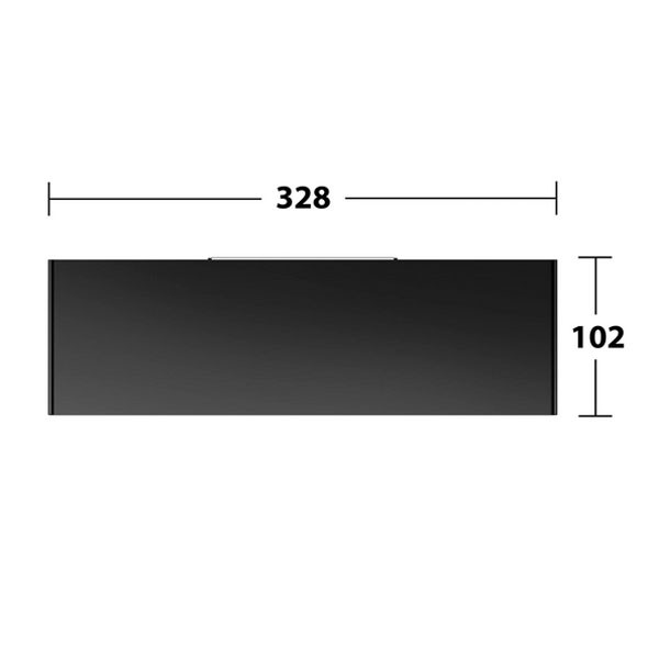 KE Duschablage Aveno 14658,  schwarz matt