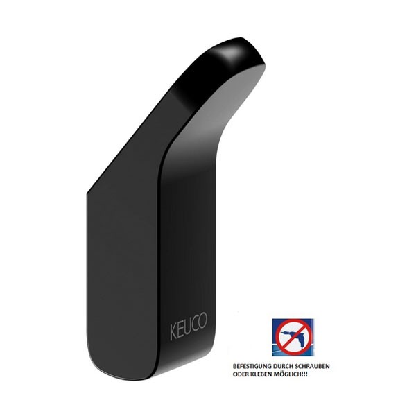 KE Handtuchhaken Aveno 14614,  schwarz matt