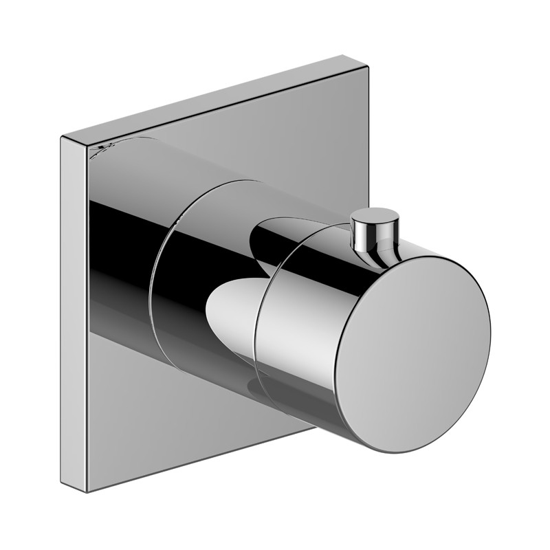 Keuco Thermostatarmatur IXMO 59553, eckig, verchromt