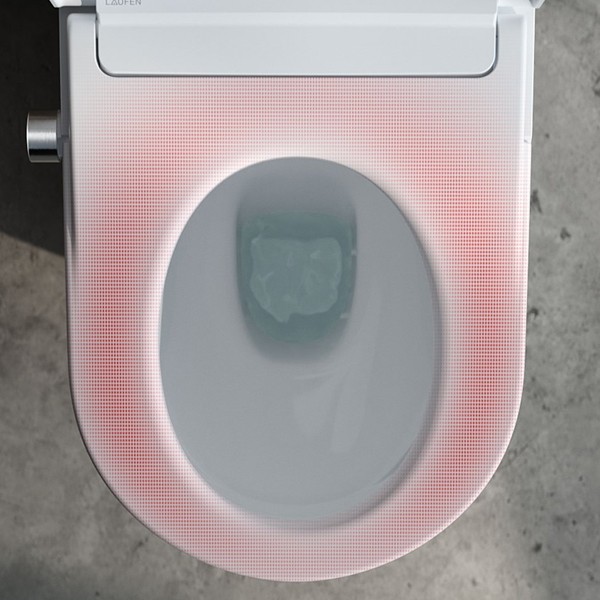 LF WC-Sitz+Deckel CLEANET PRO Spülrandloses Wand-WC, weiß