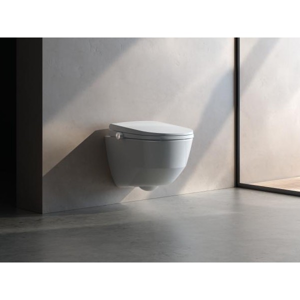 LF WC-Sitz+Deckel CLEANET PRO LITE Spülrandloses Wand-WC, weiß