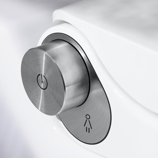 LF Dusch-T-WC wandh. RIVA 600x355x405 spülrandlos schwarz matt