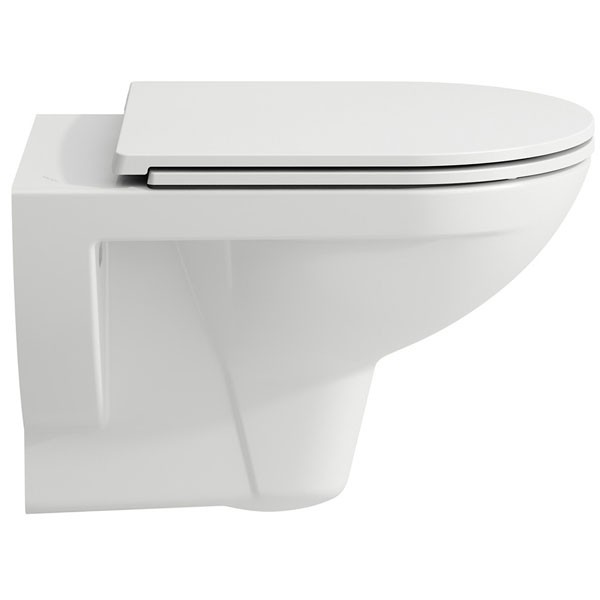 LAUFEN Pro Pack spülrandloses Wand-WC mit Sitz und Deckel, weiß  (H8669510000001) (H8669510000001)