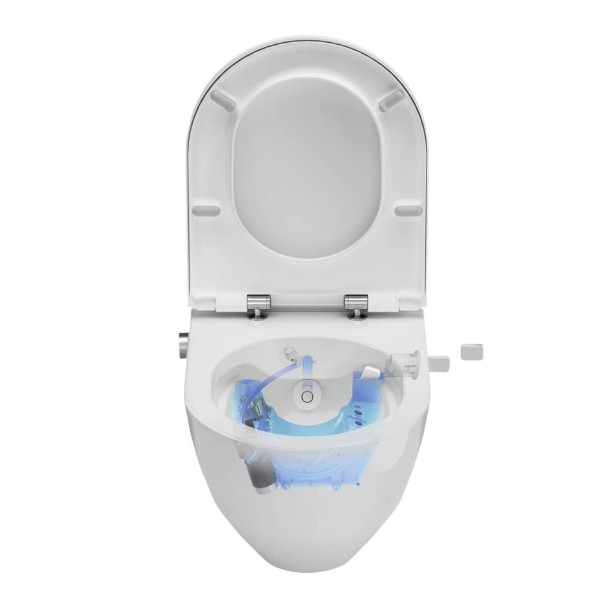 LF Wand-Tiefspül-Dusch-WC CLEANET NAVIA 580x360 rimless ext Anschluss weiß matt