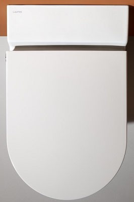 Laufen Wand-Tiefspüler Dusch-WC CLEANET RIVA 355x600 mm spülrandlos weiß