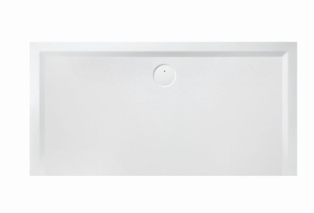 Hoesch Duschwanne Muna 900x750x30 mit Antirutsch, Material Solique, weiß