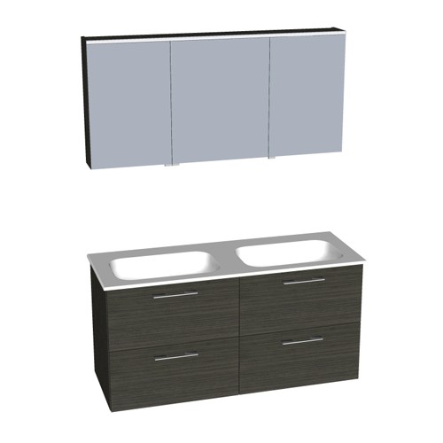 Burgbad Teno - for me Set 7.1 Spiegelschrank 1330  