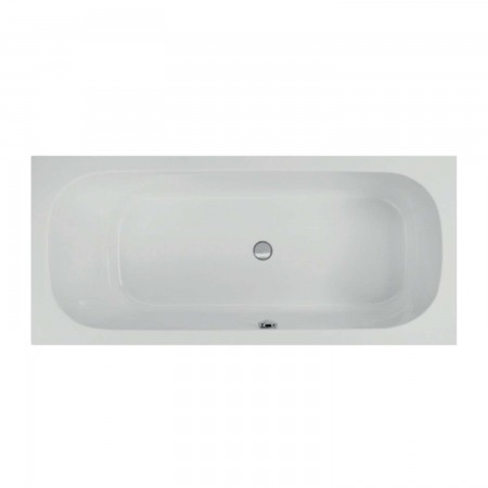 Acryl-Badewanne Aruba 170 x 75 x 45cm weiss links Bodenlänge 129cm, 270 Liter